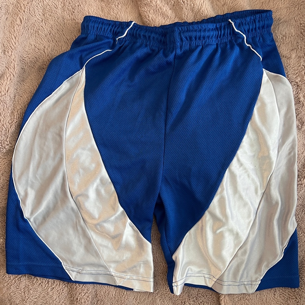 West Creek Urban Sports Men’s Shorts, Blue/White/Gray, Large